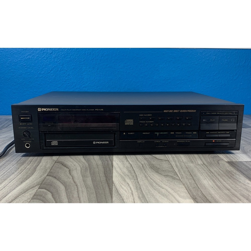 Pioneer PD-M6 Multi-Play CD Compact Disc Player 6 Disc Changer - FOR PARTS READ